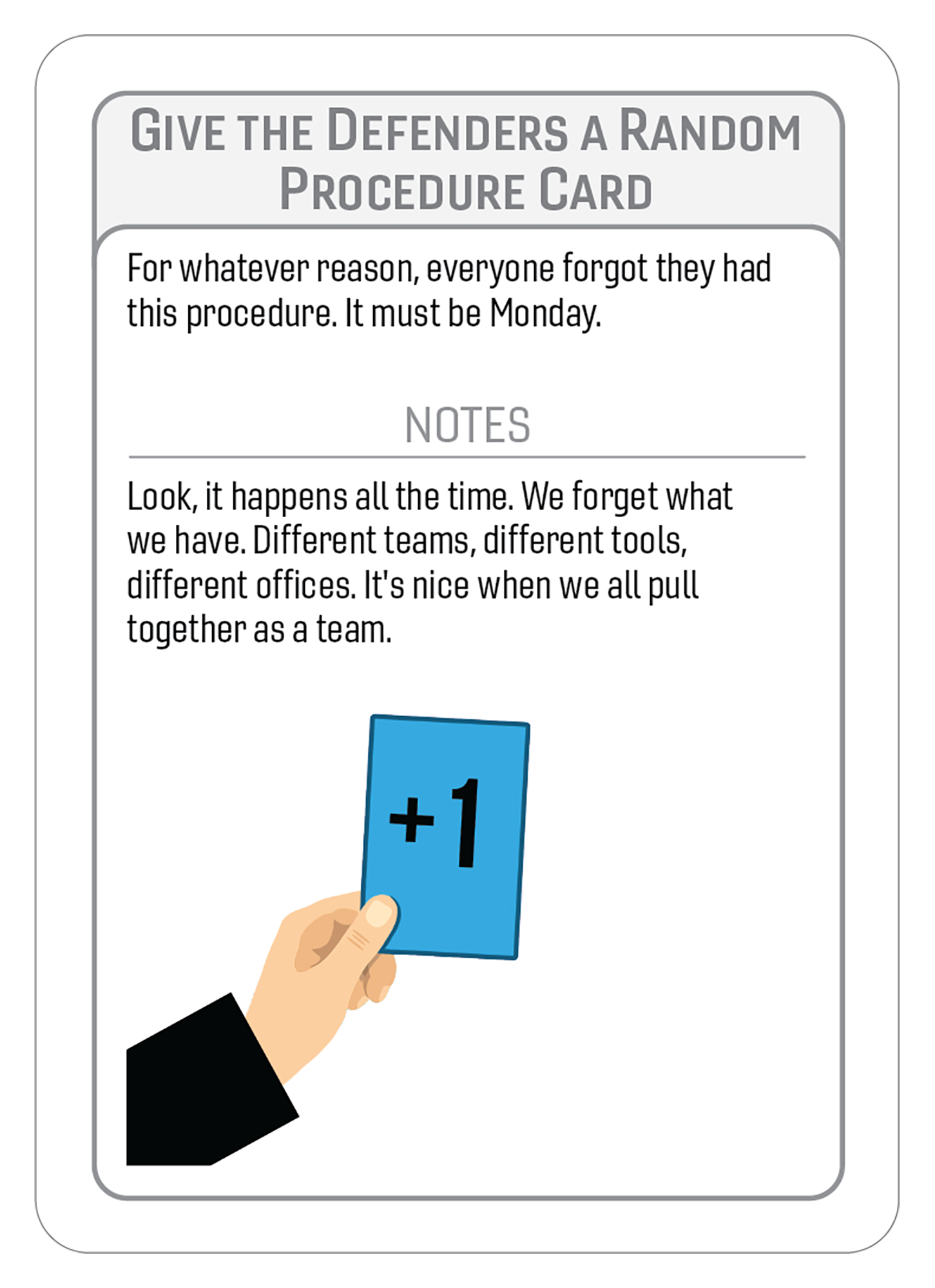Give the Defenders a Random Procedure Card-48